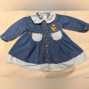 Vintage Pooh Denim Dress